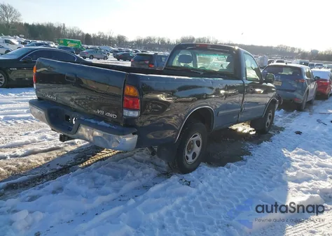 2002 Toyota Tundra Sr5 V8 from USA, damaged, VIN 5TBKT44122S324439